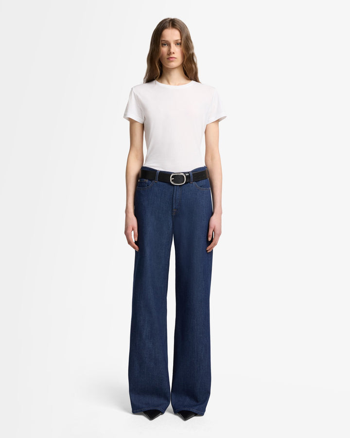 デニム・ジーパン 7 For All Mankind FW25 'Lotta' jeans (7UG20R70 U71A9) 7 for all mankind Lotta Wide-Leg Jeans | Neiman Marcus