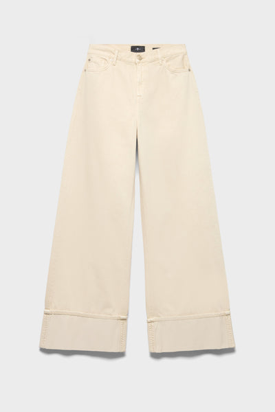 LOOSE WIDE in Denim Ivory