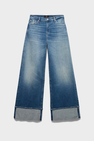 LOOSE WIDE in Denim Ground