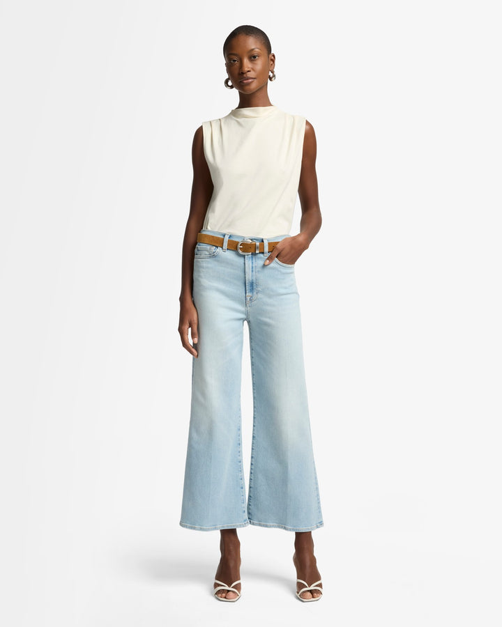 Luxe Vintage Ultra High Rise Cropped Jo in Sunset Beach