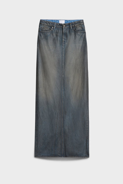 FULL LENGTH SKIRT in Denim Nolita