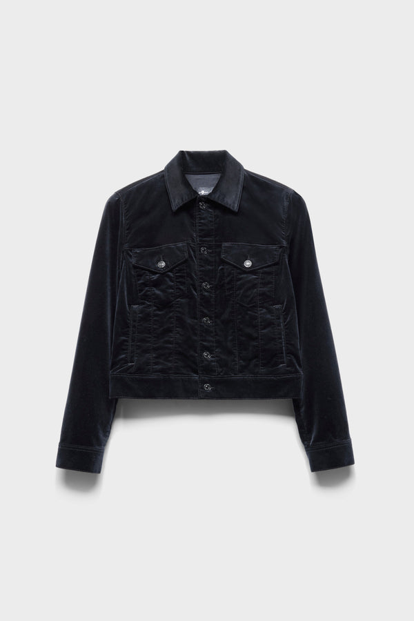ADI TRUCKER JACKET in Velvet