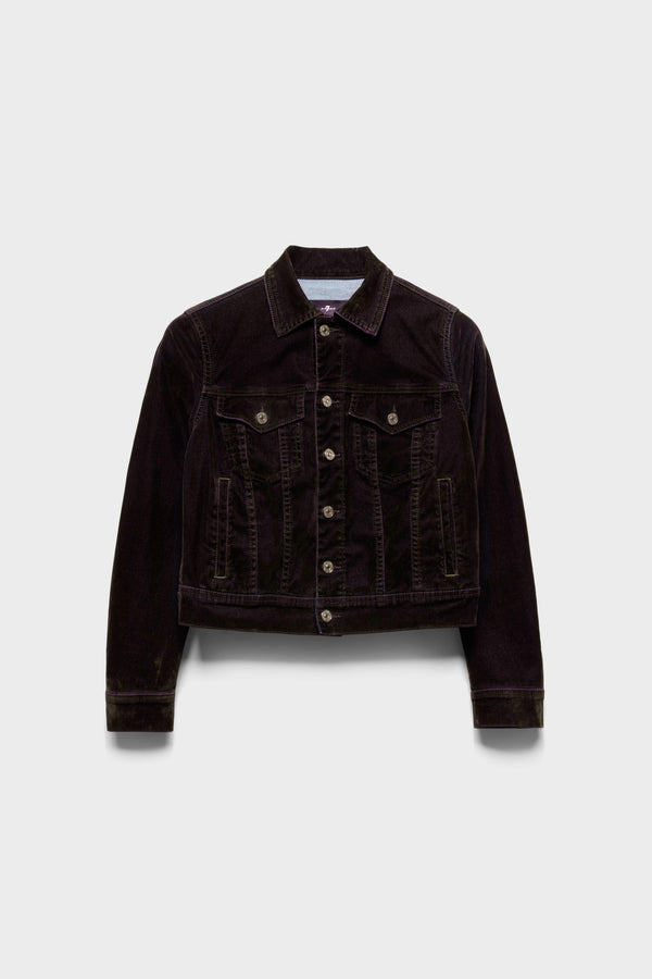 ADI TRUCKER JACKET in Flock Denim