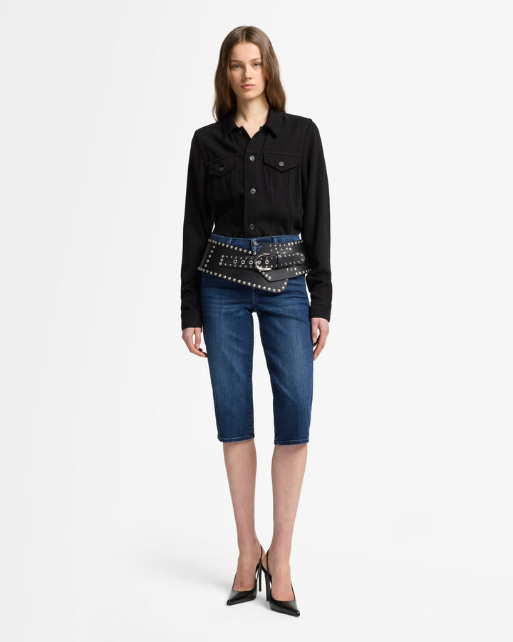 【HI FI FNK】Cherry Structured Denim YMI Mid Rise Hyperstretch Skinny Jean-Flamingo – LYT Collection