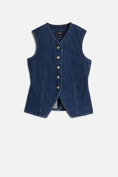 LADY VEST in Comfort Indiglow