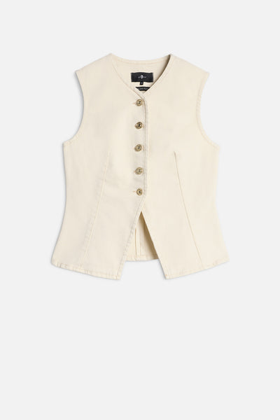 LADY VEST in Comfort Moondust