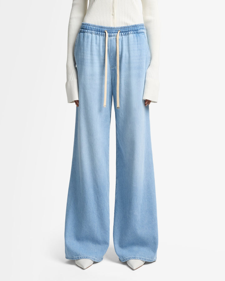 Weightless Wide Leg Denim Pant in Hana