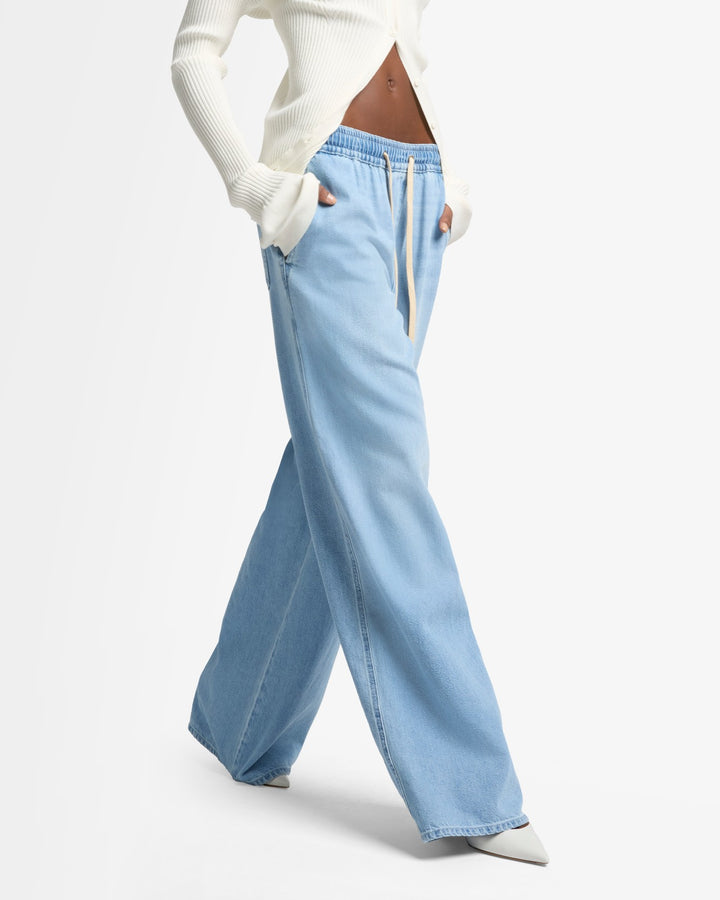 Weightless Wide Leg Denim Pant in Hana | 7 For All Mankind
