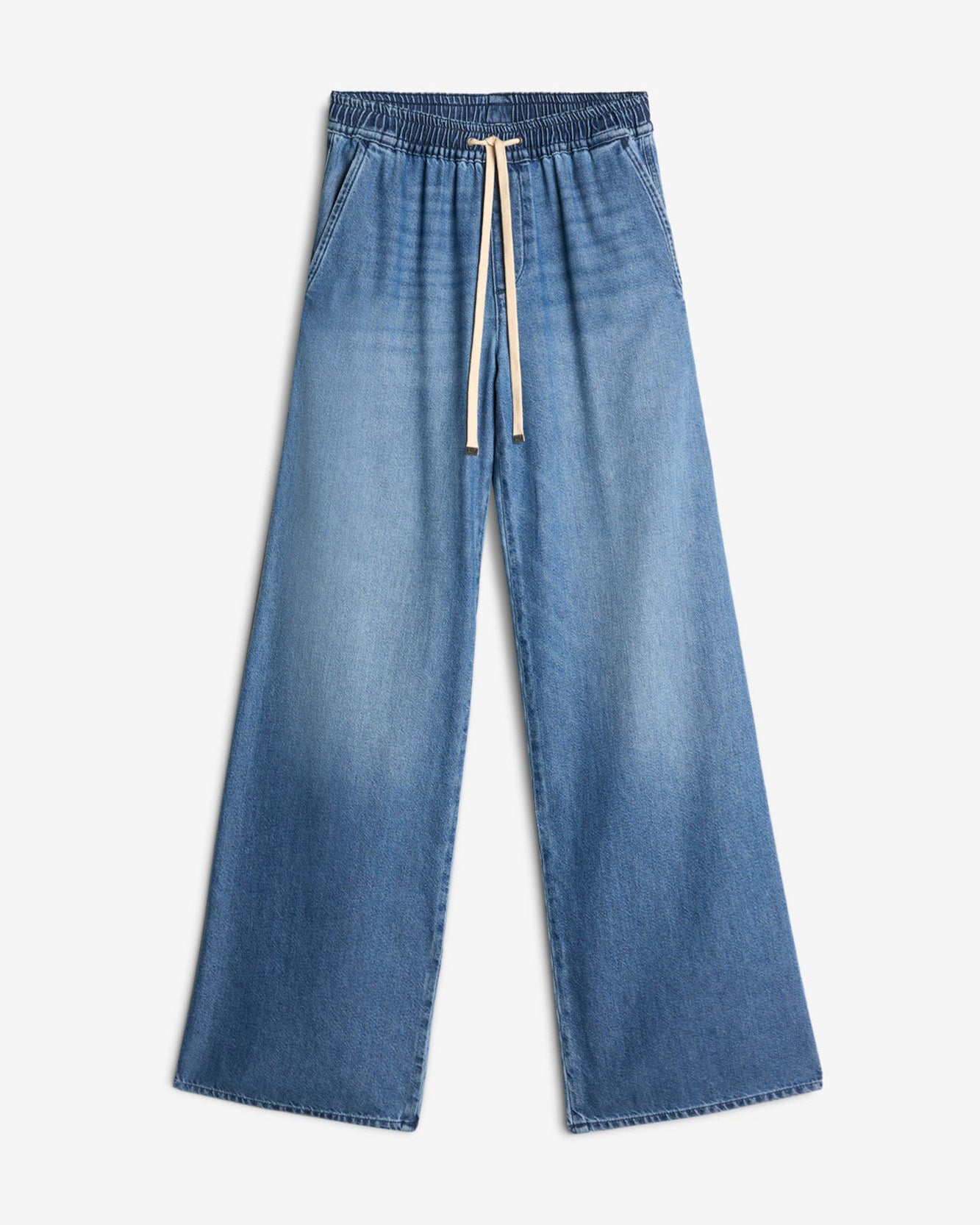 DENIM WIDE PANTS ‐Wash‐ | SEVEN BY SEVEN