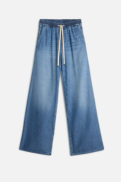 Weightless Wide Leg Denim Pant in Hilo