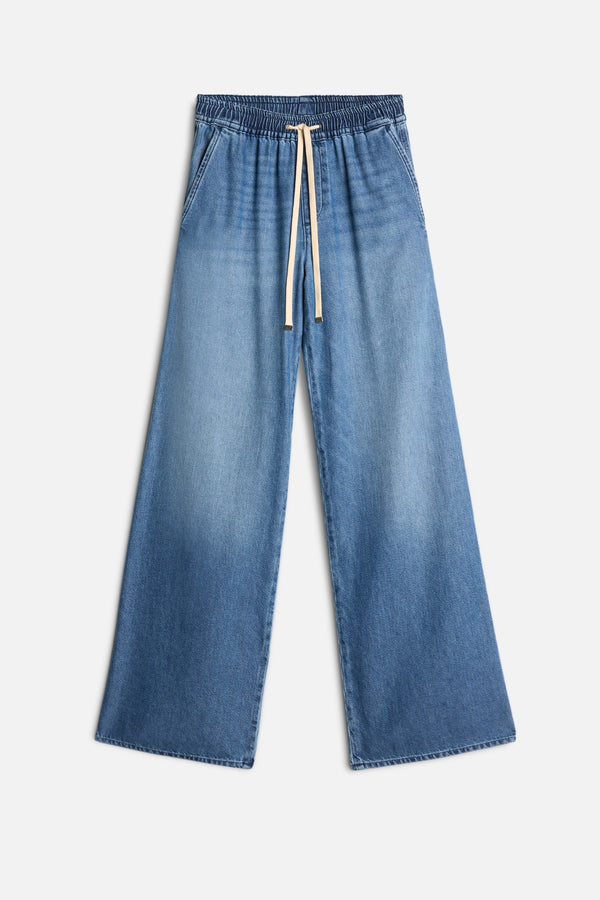 WIDE LEG PANT in Weightless Denim