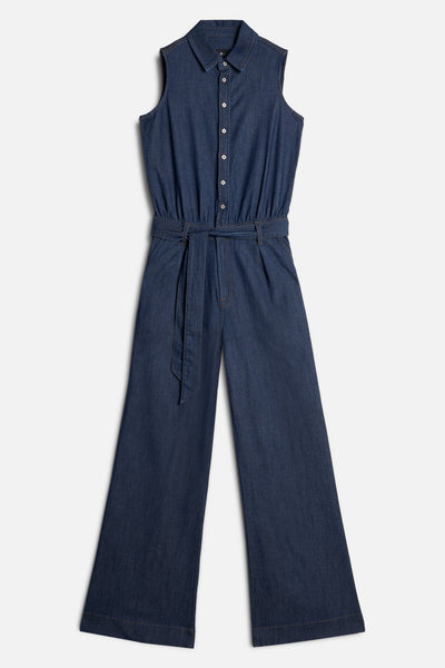 Weightless Denim Jumpsuit in Halona