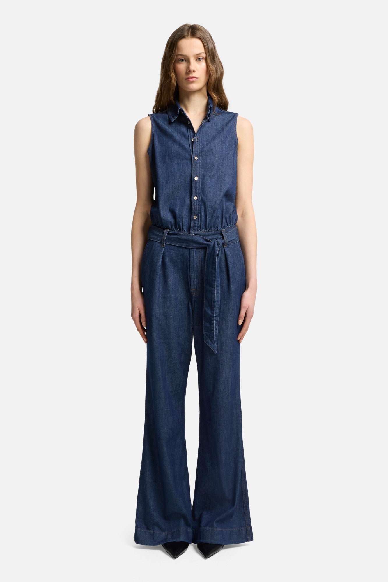 Weightless Denim Jumpsuit in Halona | 7 For All Mankind