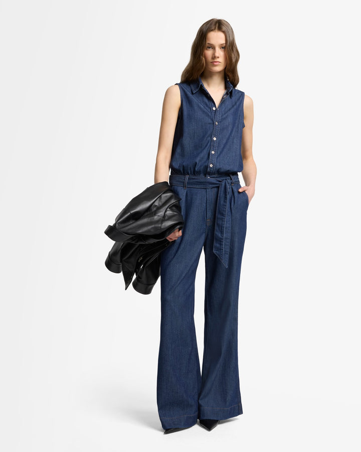 Weightless Denim Jumpsuit in Halona | 7 For All Mankind