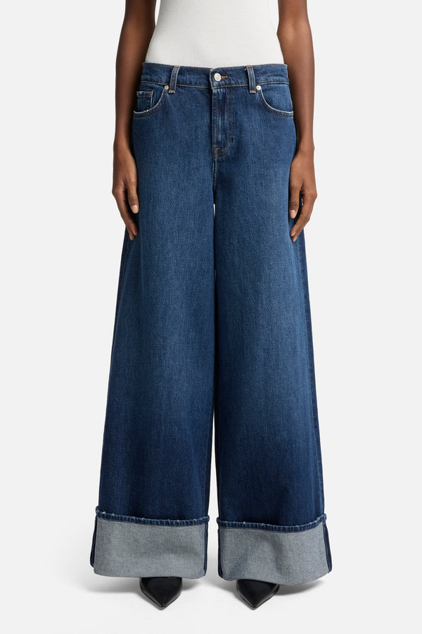 MANKIND Marie Cuffed Wide Leg in Radar