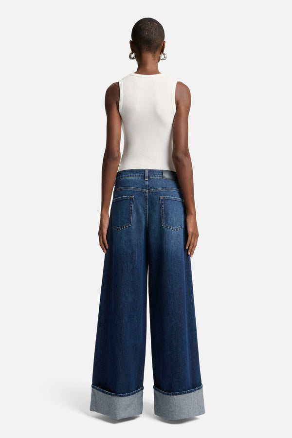 MANKIND Marie Cuffed Wide Leg in Radar