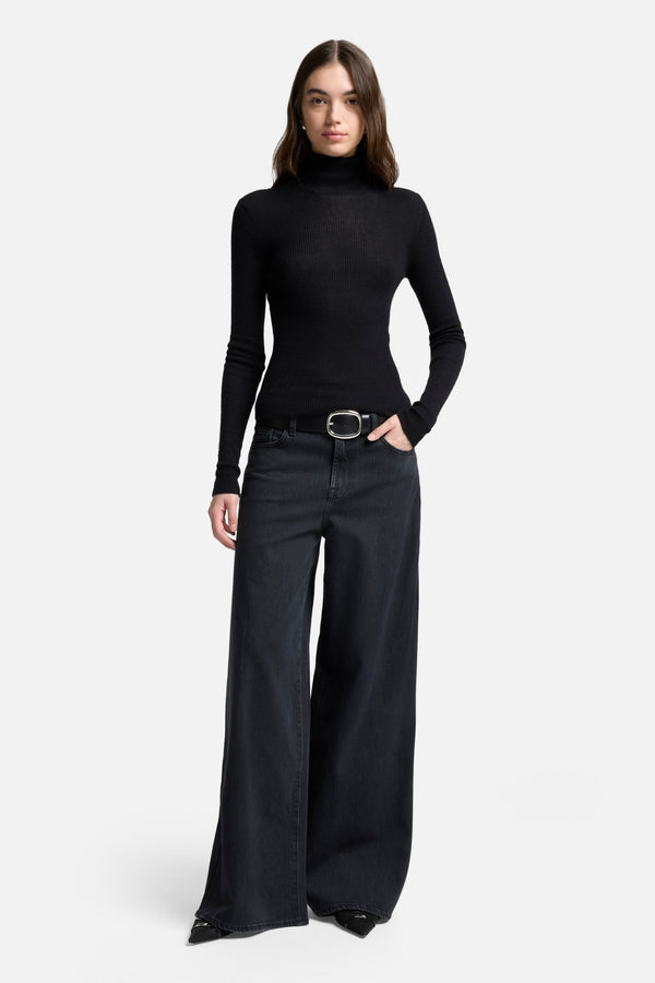 MANKIND Marie Wide Leg in Thunderstorm