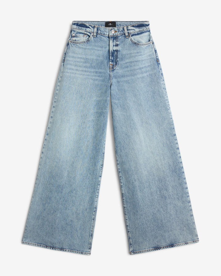 デニム・ジーパン 7 For All Mankind 7UL60C10 Jeans Marie Wide Leg Radar With Wide-leg jeans with cuffs Dark blue 7 For All Mankind