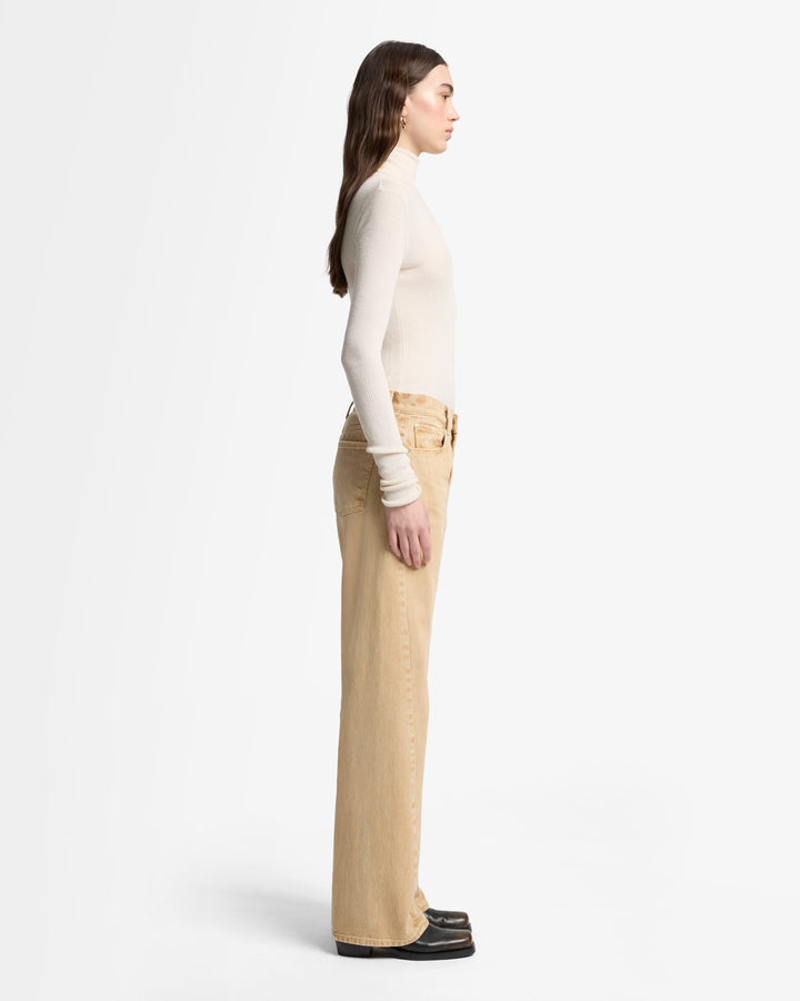 MANKIND Twisted Tess Trouser in Sand Dune | 7 For All Mankind