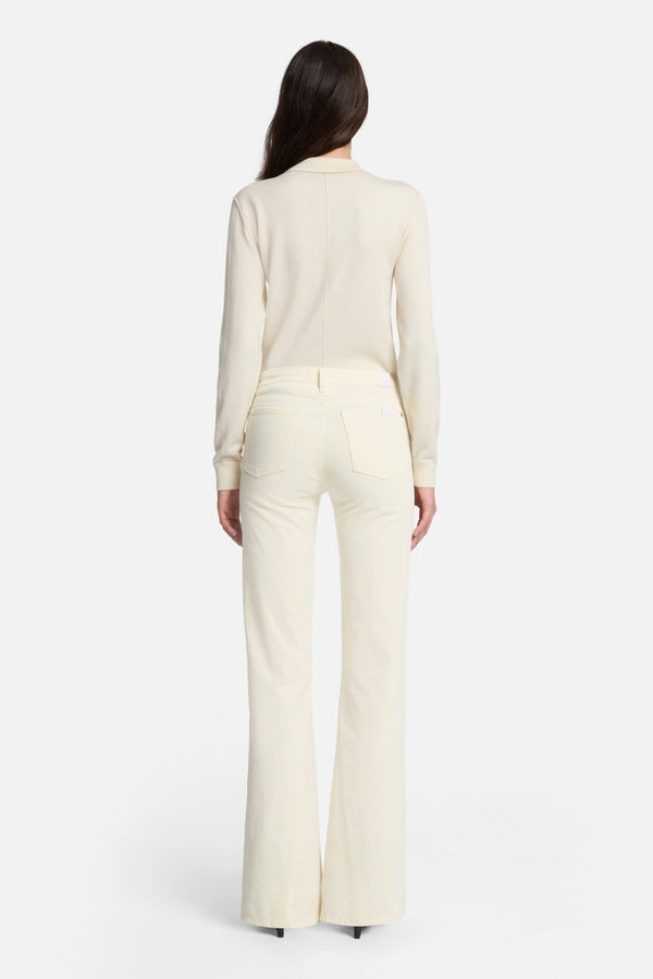 Corduroy Twisted Tailorless Dojo in Eggshell