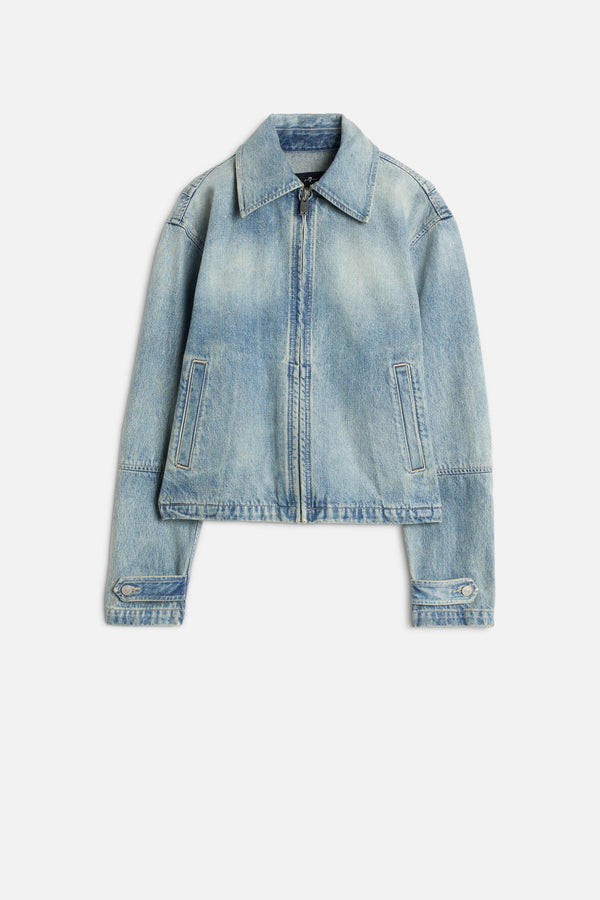 WORKWEAR JACKET in Coated Denim