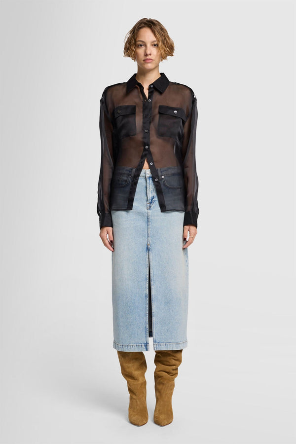 AMBER SKIRT in Denim