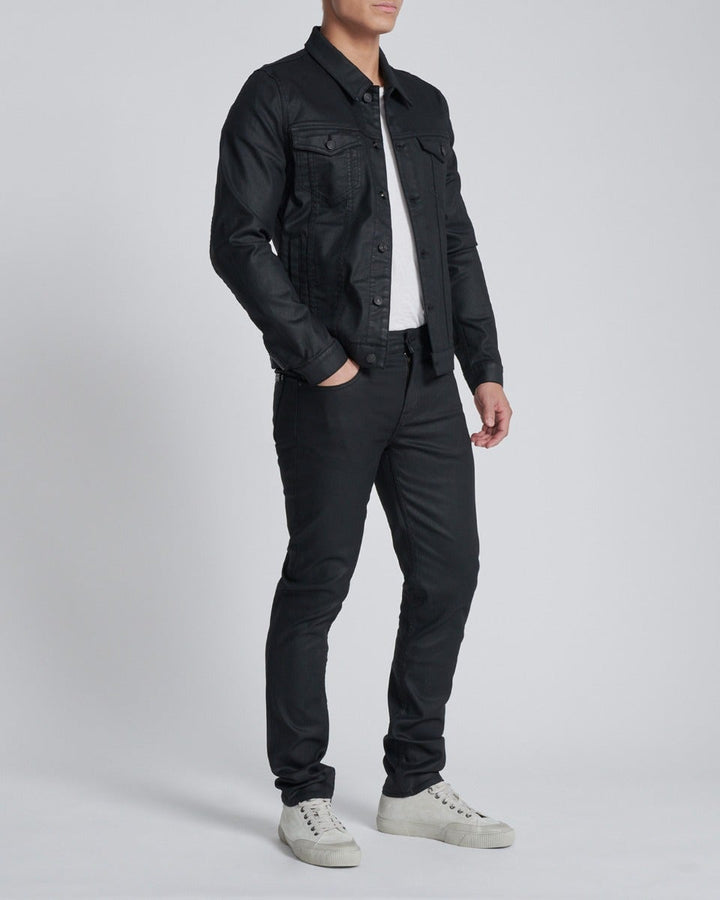 Leather jacket Salvatore black - MODAPELLE