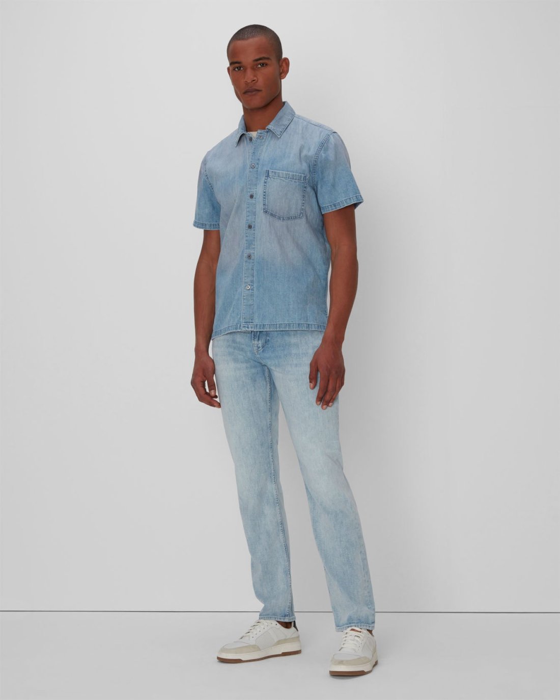 for all mankind Luxe Performance Left Hand Slimmy Tapered Jeans