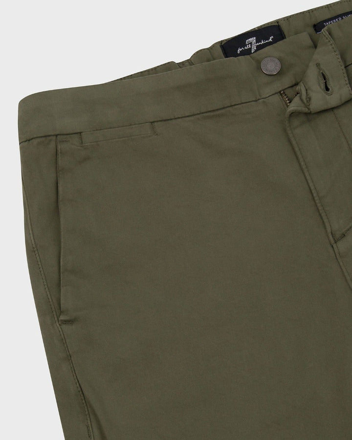 Luxe Performance Slimmy Tapered Chino in Sateen Olive
