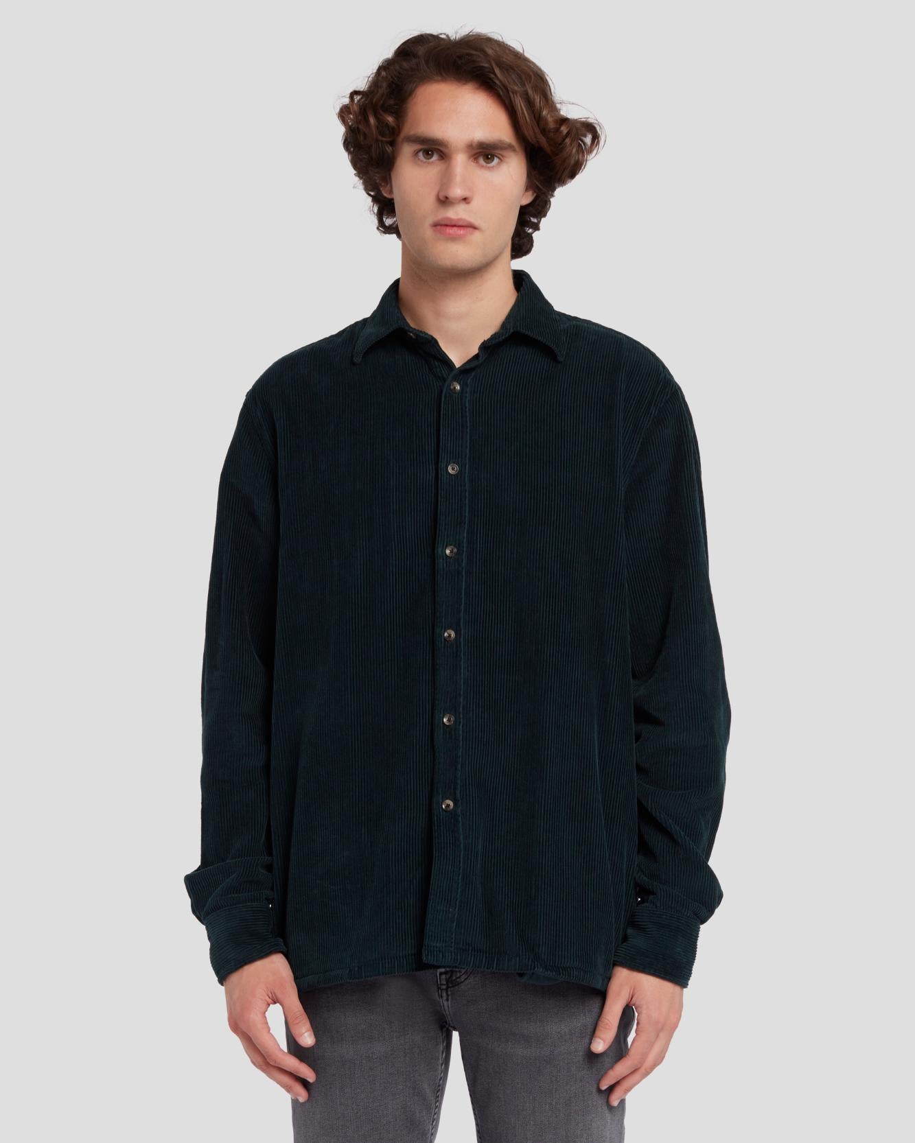 JemutのRise Overfit Corduroy Shirt 全4色 JEMUT】☆男女兼用☆25SS RISE OVERFIT CORDUROY SHIRT (Jemut