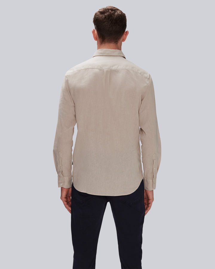 One Pocket Button Up Shirt in Sesame | 7 For All Mankind