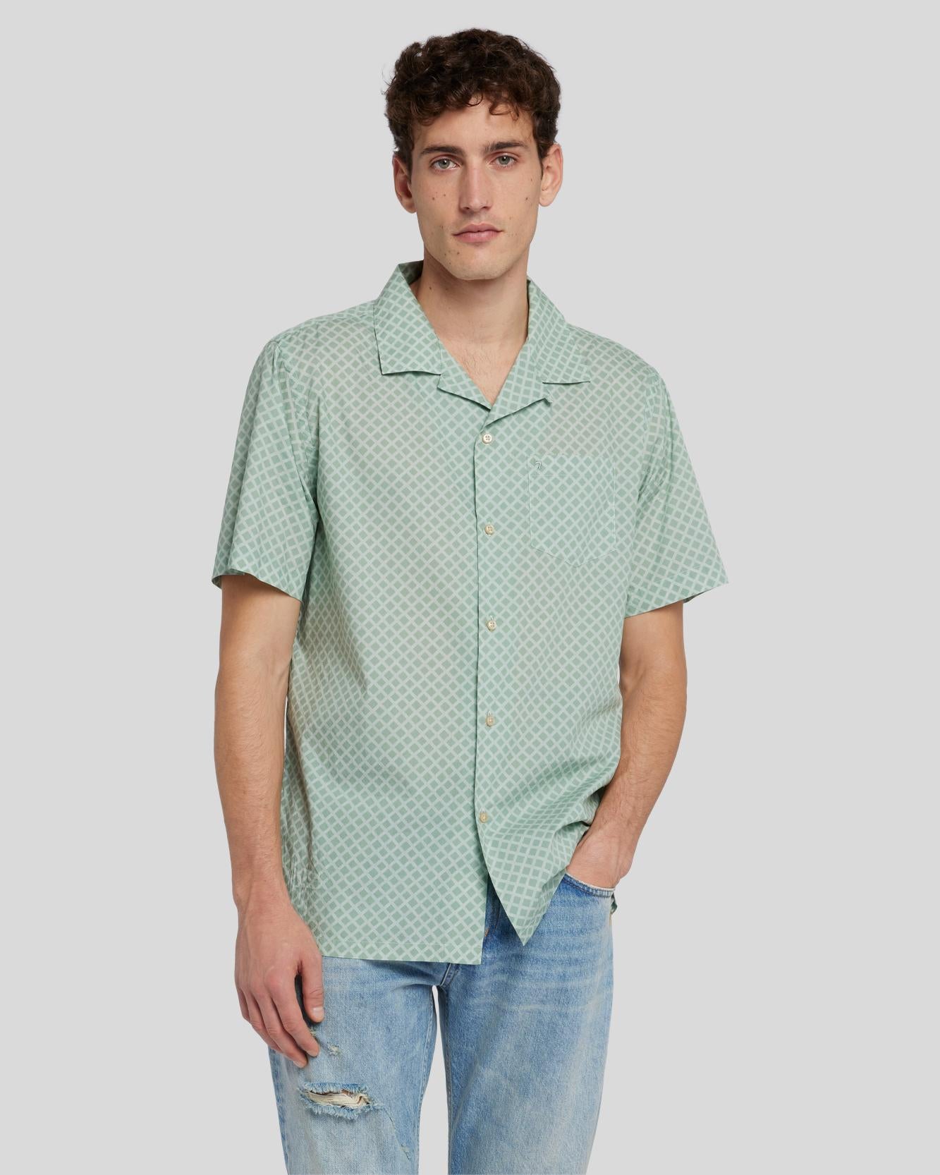 7 for all mankind Camp Shirt Shirts