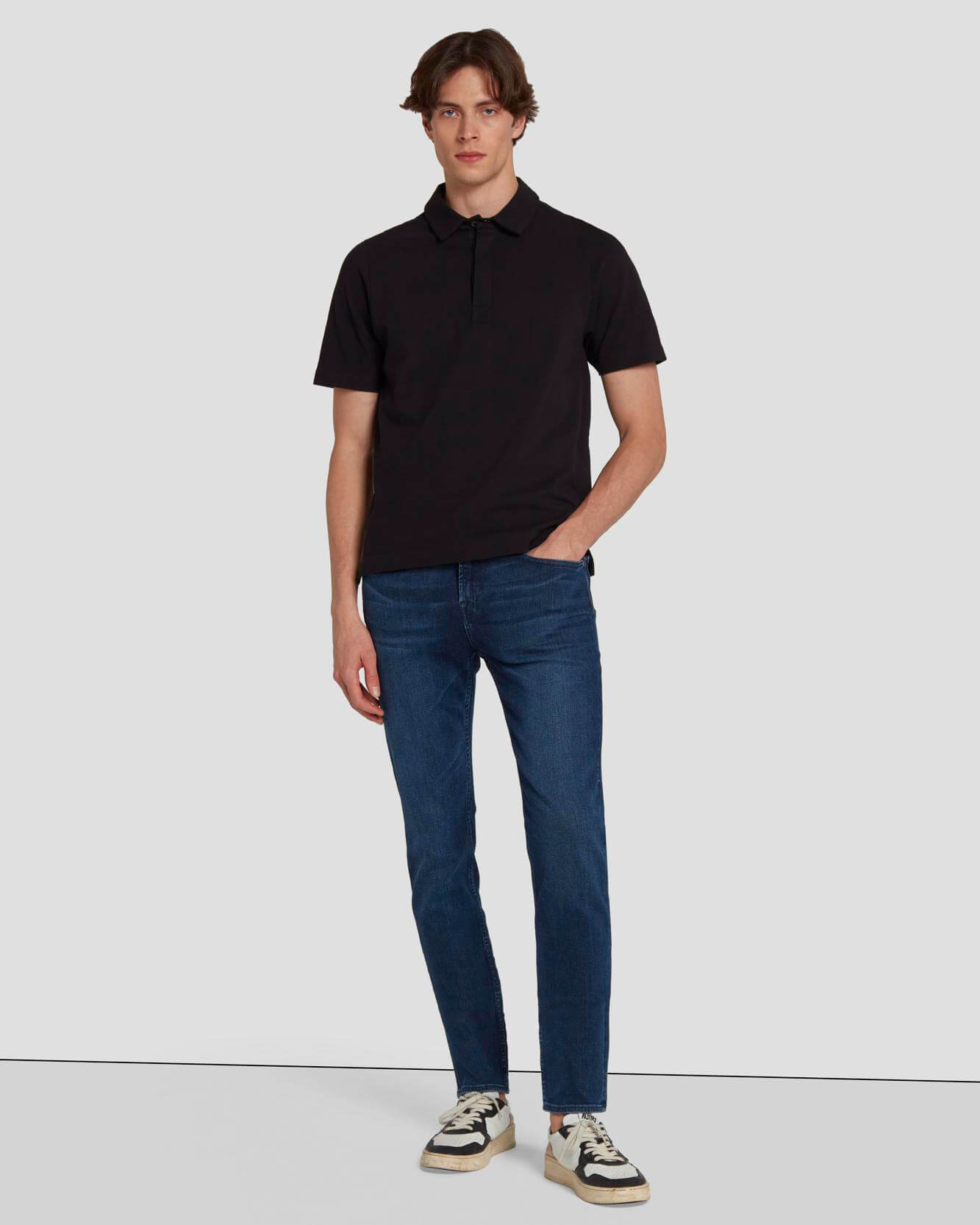 7 for all mankind EarthKind Stretch Tek Slimmy Jeans