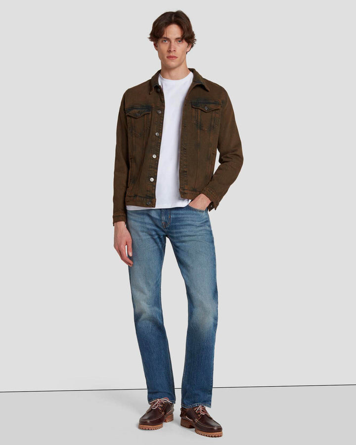 Perfect Trucker Jacket in Figure Out 7 For All Mankind