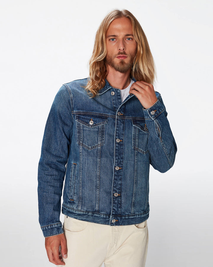 Topman muscle clearance fit denim jacket