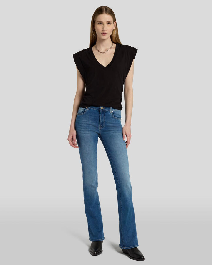 Seven for all Mankind Boot popular Cut Blogger Designer Flared Jeans TOP