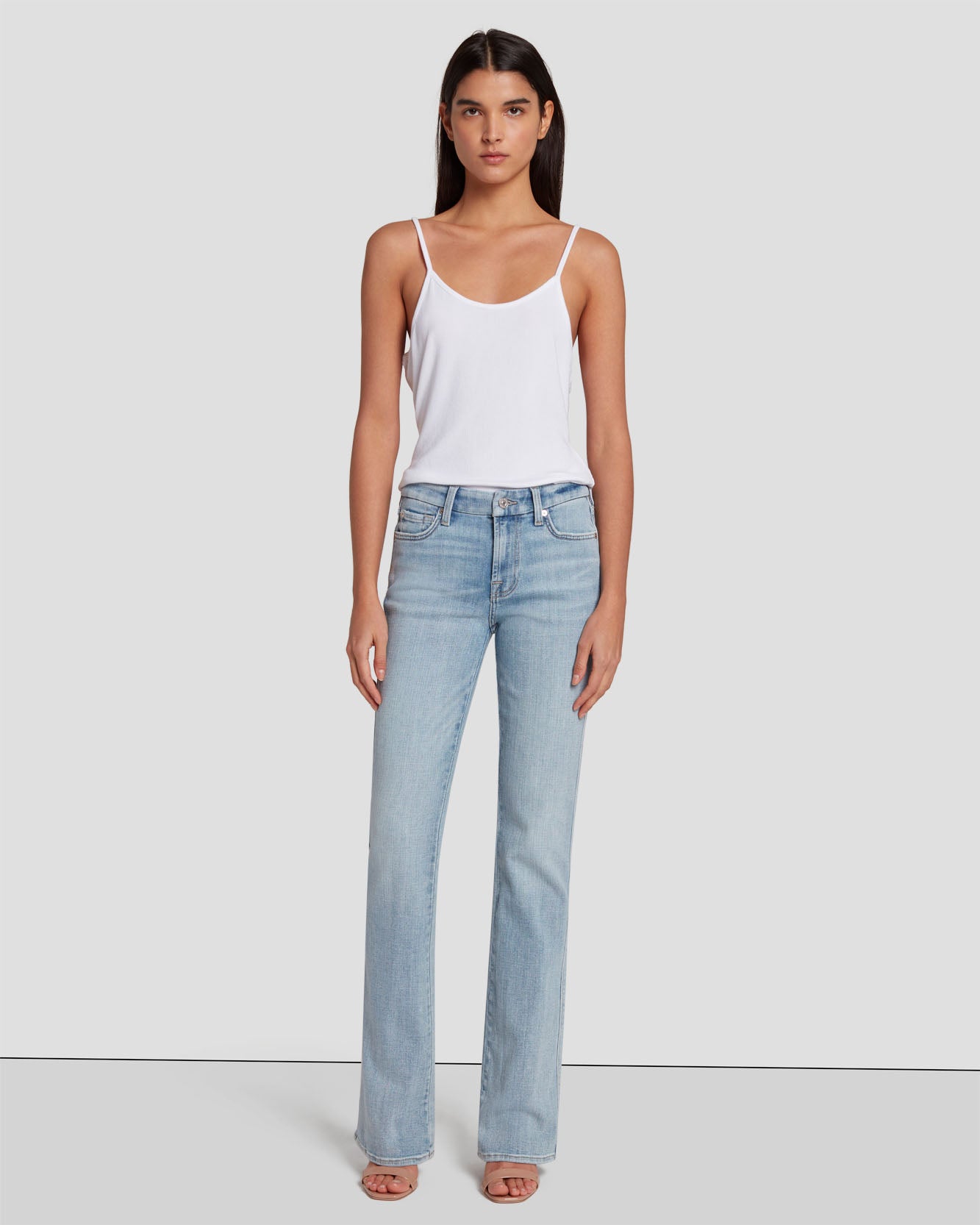 Broken Twill Kimmie Bootcut in Coco Prive | 7 For All Mankind