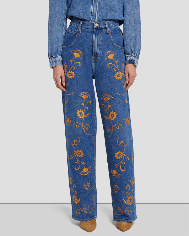 The Jennifer 90s Baggy Jean in Explorer