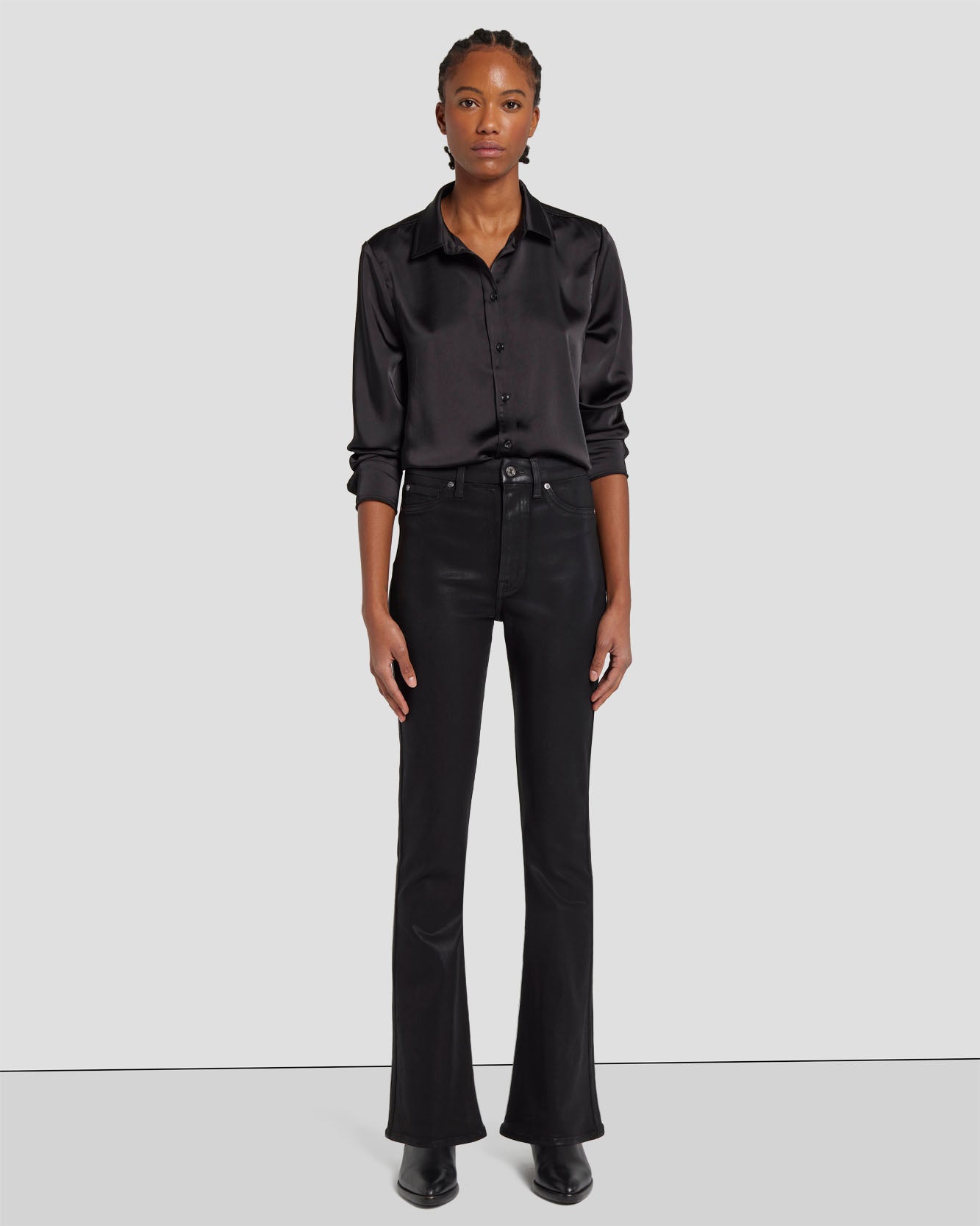 7 for all mankind Tailorless Ultra High Rise Skinny Boot Jeans