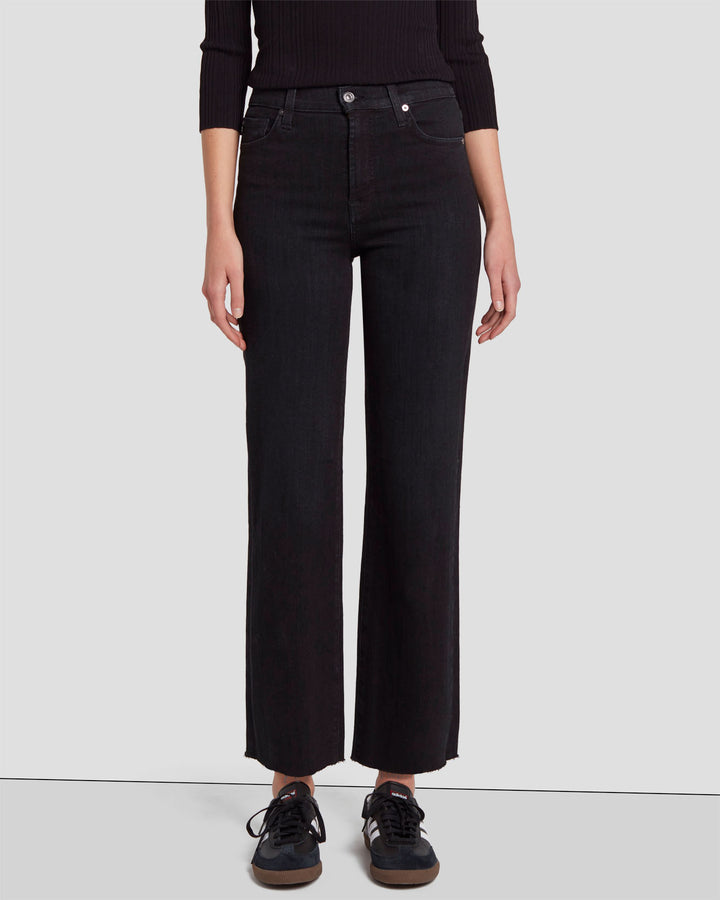 Cropped black jeans on sale womens