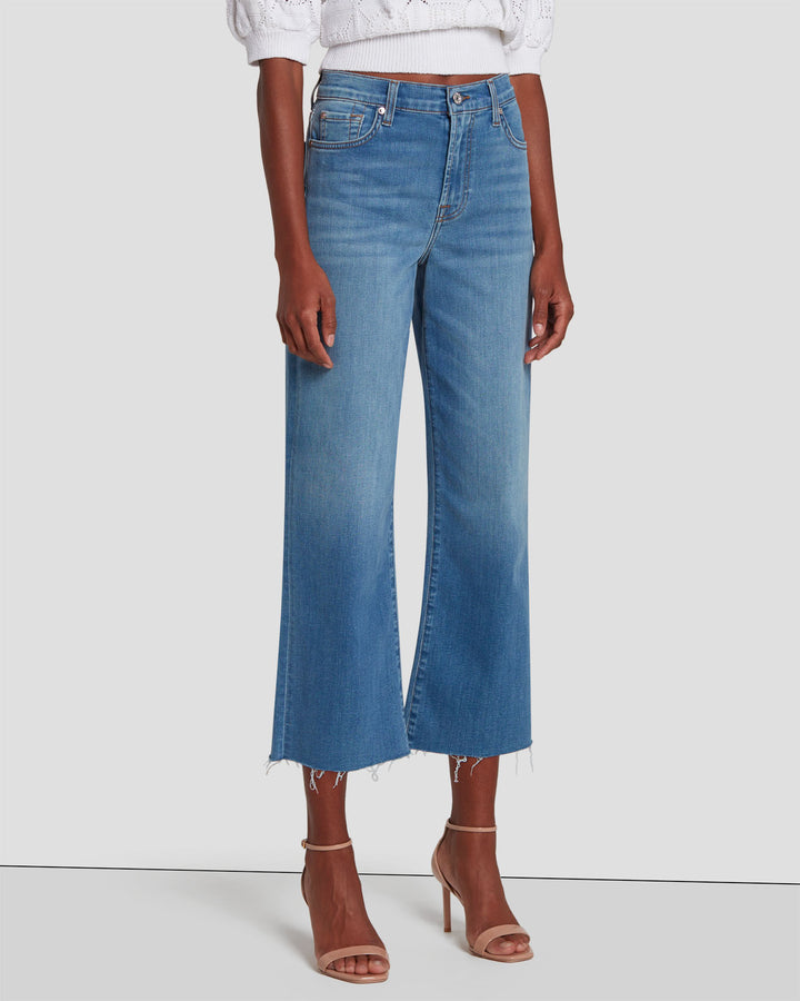 Cropped Alexa in Sapphire Blue | 7 For All Mankind