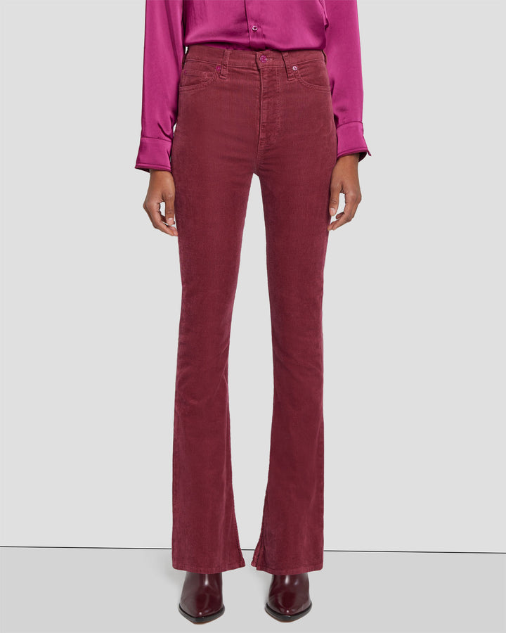 Women's High-Rise Corduroy Bootcut Jeans - Universal Thread™ Burgundy 6