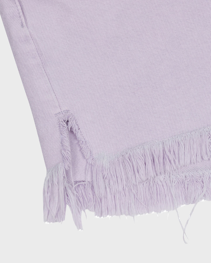 Easy Ruby Cut Off Short In Lavender | 7 For All Mankind