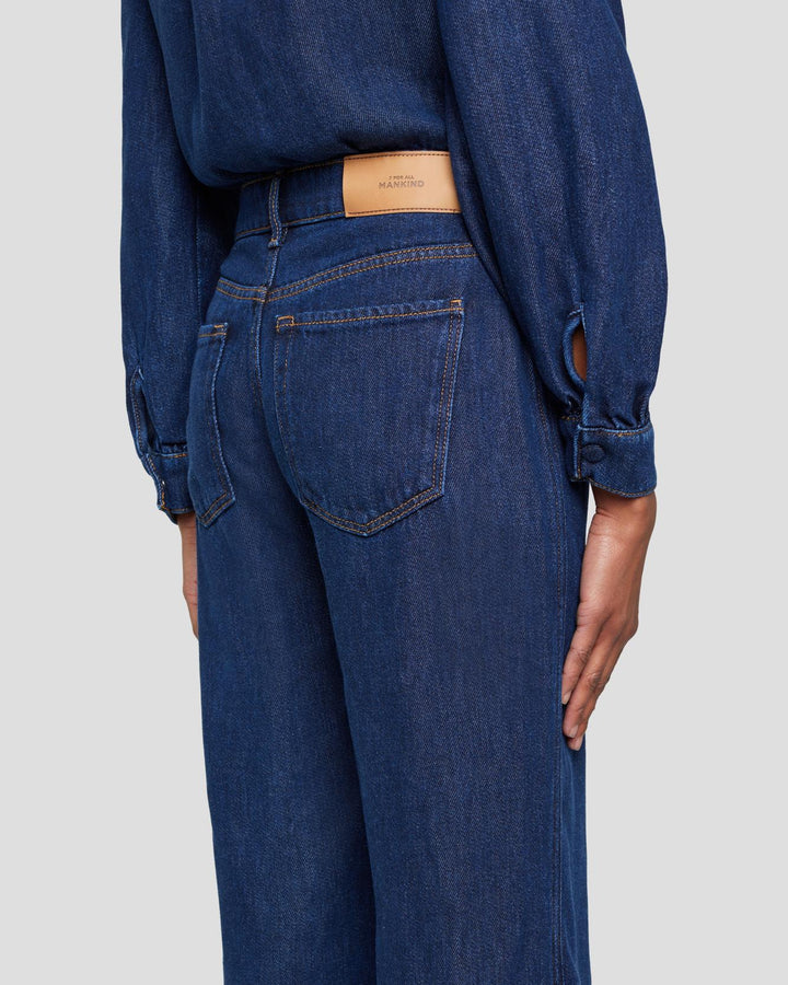 Denim Lustre Jo Jumpsuit in Curious