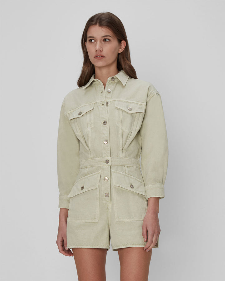 7 For All Mankind Revolve orders Sage Green Romper