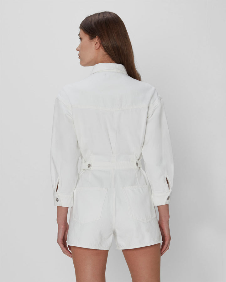 Surplus Romper In White | 7 For All Mankind