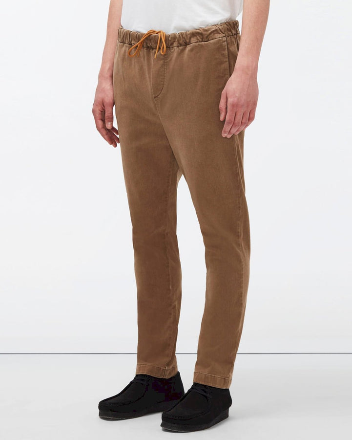 Warm Twill Jogger Chino in Camel