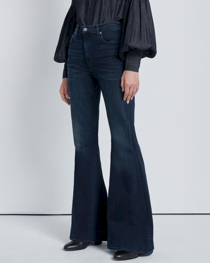 Mega Flare Jean in Sunbeam