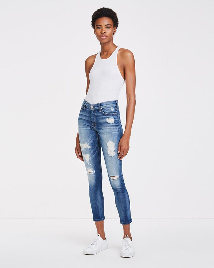 7 For All Mankind The Ankle Skinny Jeans in Opp Norton